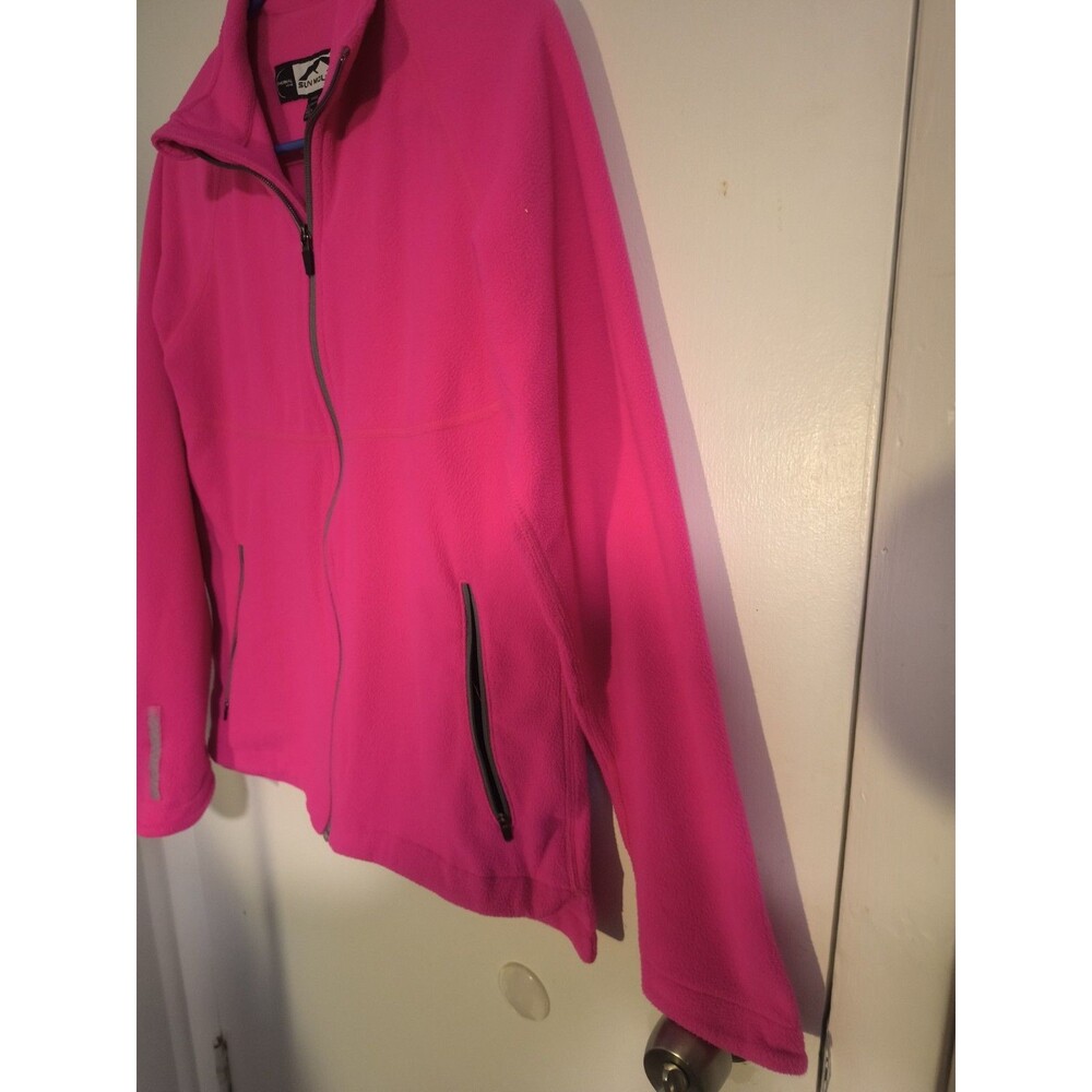 Sun Mountain Ladies Thermal Zip Jacket – Red, Size M Outdoor Activewear Women's - Picture 4 of 6